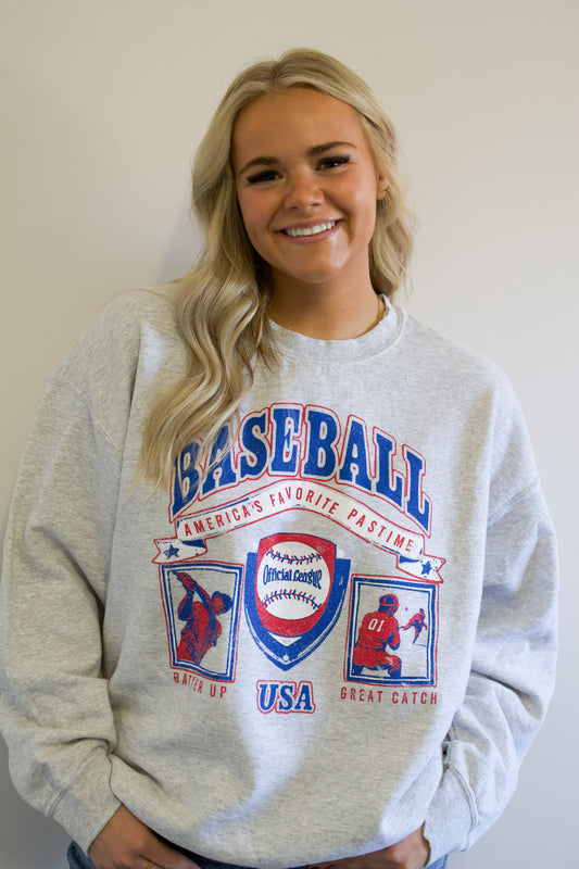 The Opal Baseball Sweatshirt